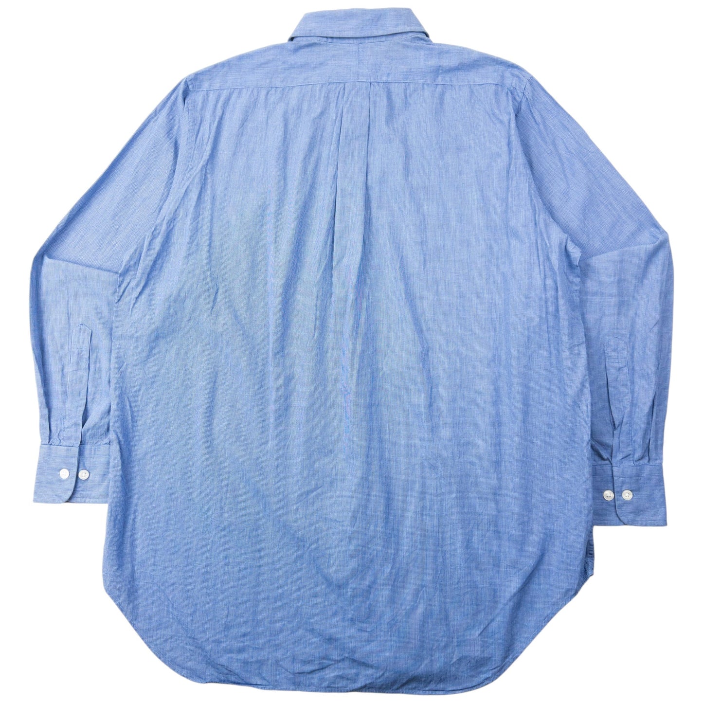 Vintage 90s Yohji Yamamoto D'Urban A.A.R Long Sleeve Button Up Shirt Size L | Large, Blue