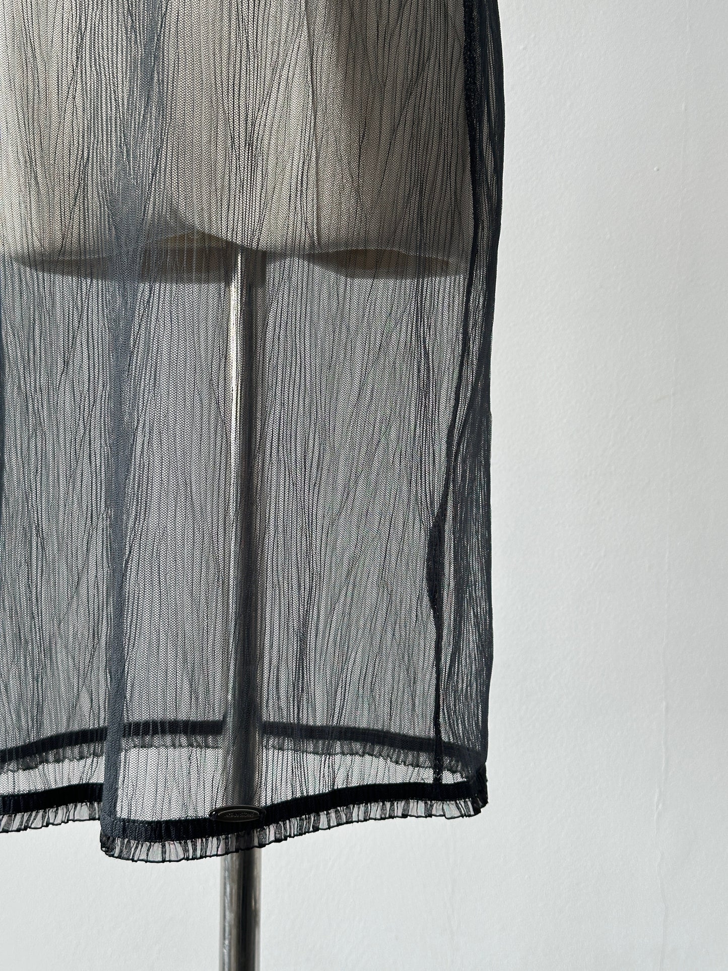 Vintage 2000s Sheer Sleeveless Midi Dress - S-M