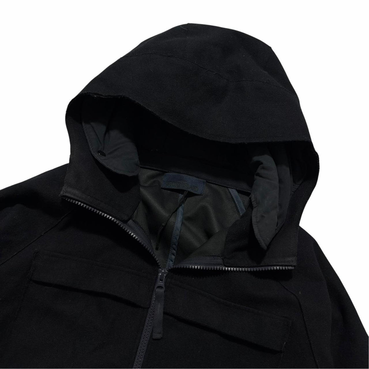 Stone Island Navy Ghost SW 3L Wool Jacket | Small, Navy