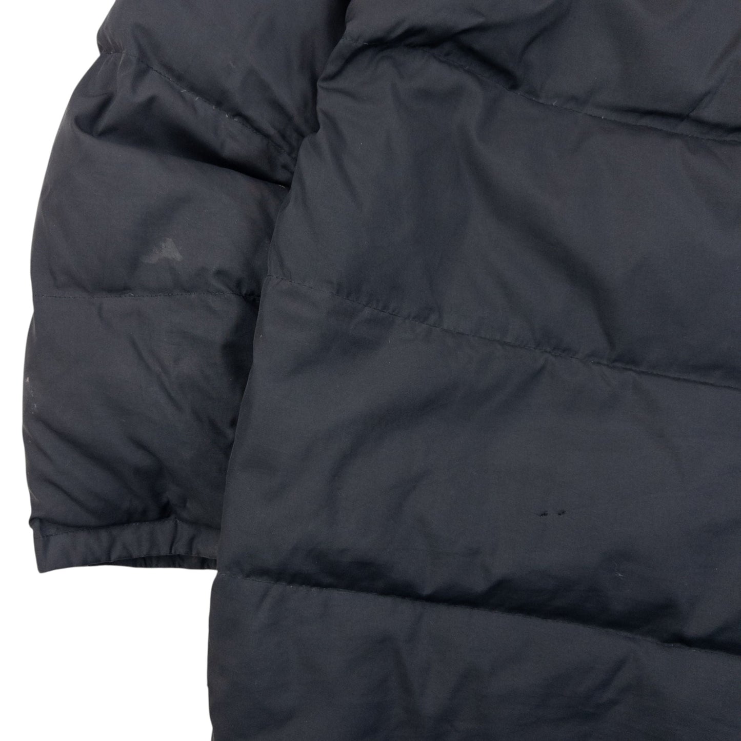 Vintage 90s Armani Jeans Zip Up Puffer Jacket Size XL | XL, Black