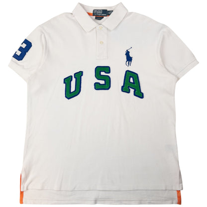 Vintage Polo Ralph Lauren USA Polo Shirt Size S