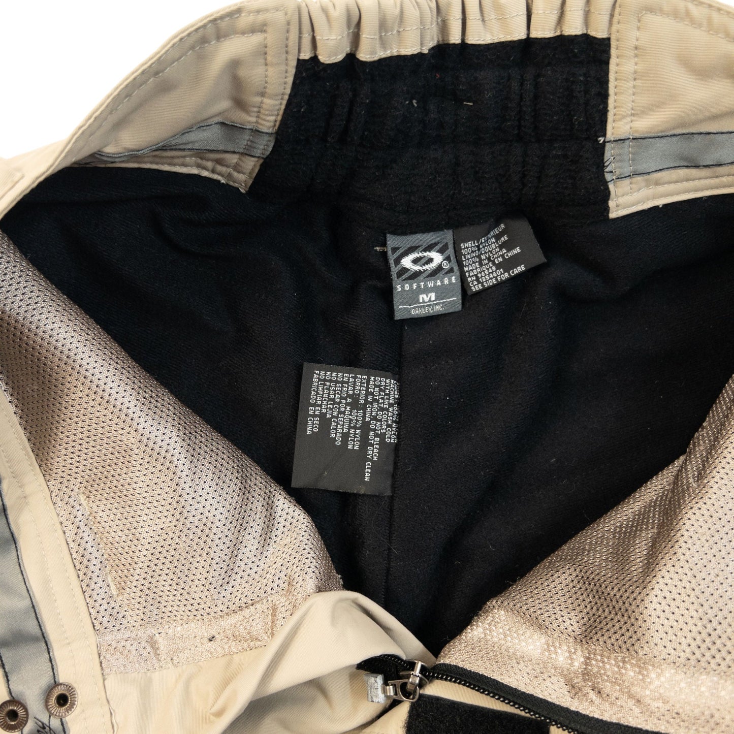 Vintage 2000s Oakley Snowboarding Trousers Size S | Small, Beige