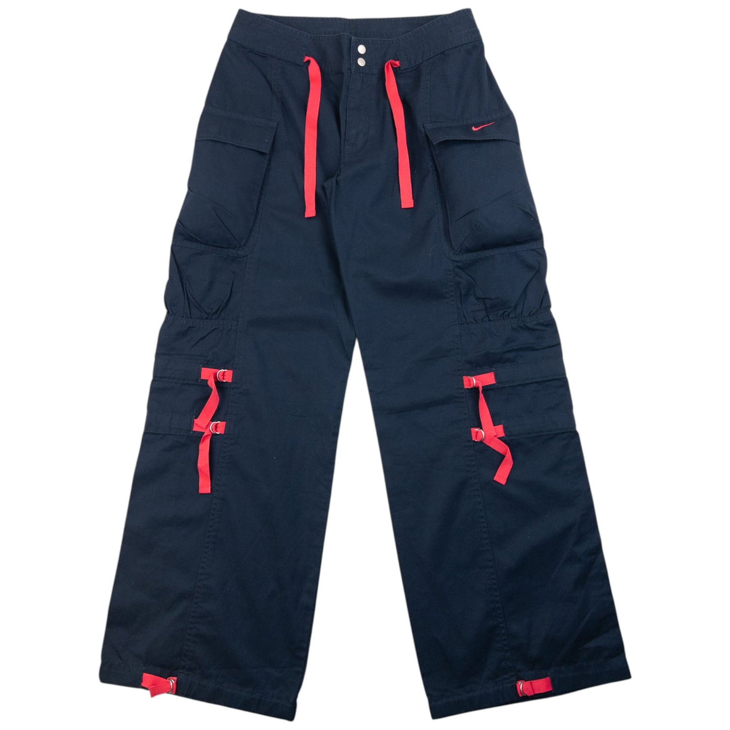 Vintage 2000s Nike Adjustable Bondage Cargo Trousers Size S | Small, Multicoloured