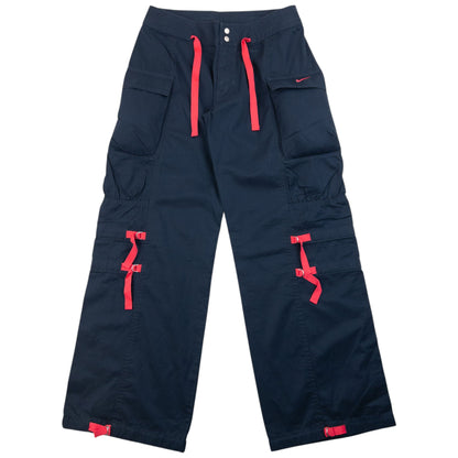 Vintage 2000s Nike Adjustable Bondage Cargo Trousers Size S | Small, Multicoloured