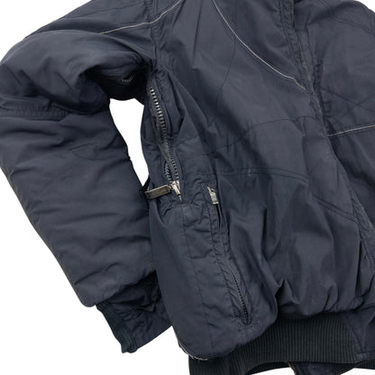 Vintage 2000s Maharishi Multi Zip Puffer Jacket Size M | Medium, Black