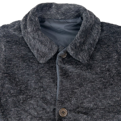 Vintage 90s Cabane De Zucca By Issey Miyake Reversible Fur Jacket Size M | Medium, Black