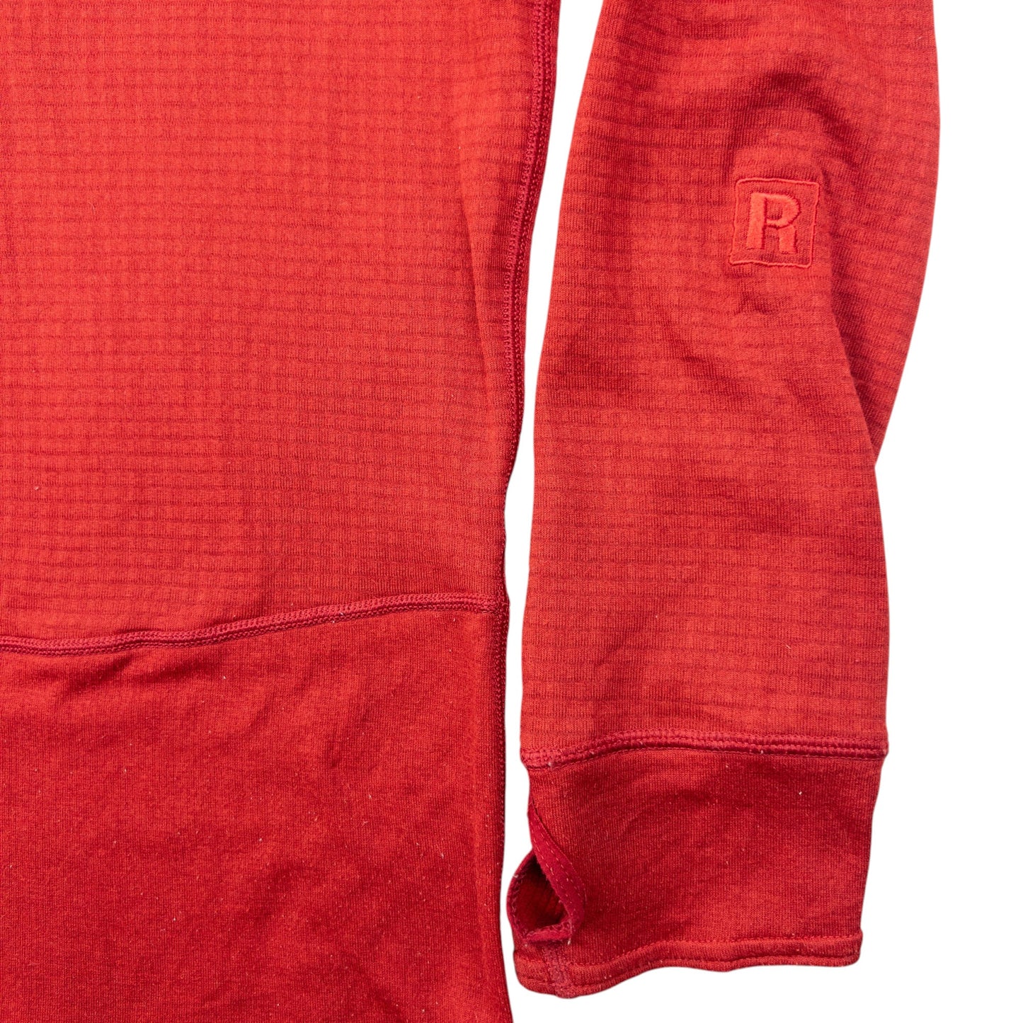 Vintage 2000s Patagonia Half Zip Waffle Fleece Hoodie Size S | Small, Red