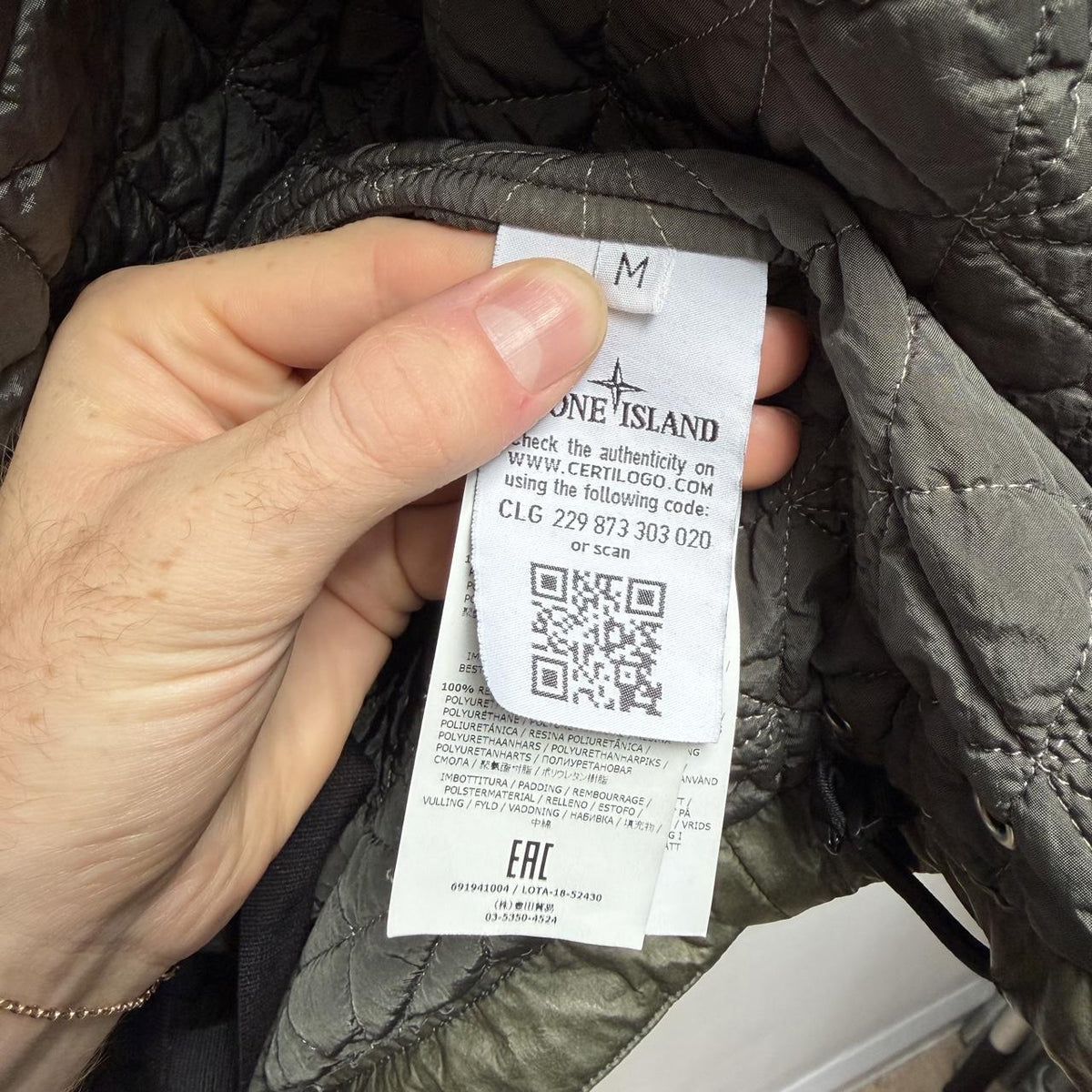 Stone Island Shadow Project Poly Hide Jacket (M) | Large, Multicoloured
