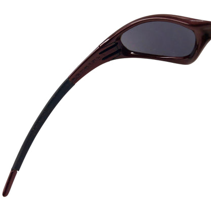 Vintage 1996 Oakley Straight Jacket Blood/Black Iridium | O/S, Multicoloured