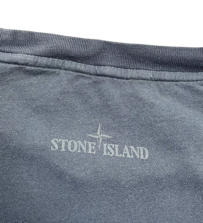Stone Island Reflective Logo T Shirt, Size Large | Stone island, Blue