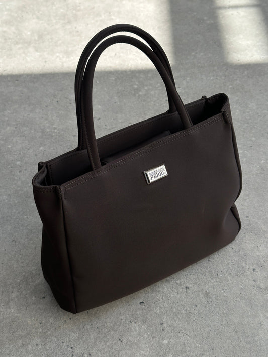 Gianfranco Ferre 2000s Logo Shoulder Bag