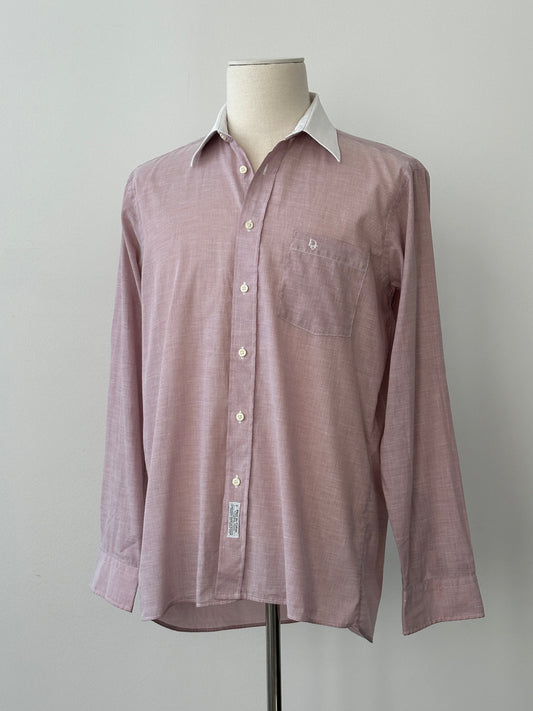 Christian Dior Chemises 1990s Contrast Collar Cotton Shirt - S