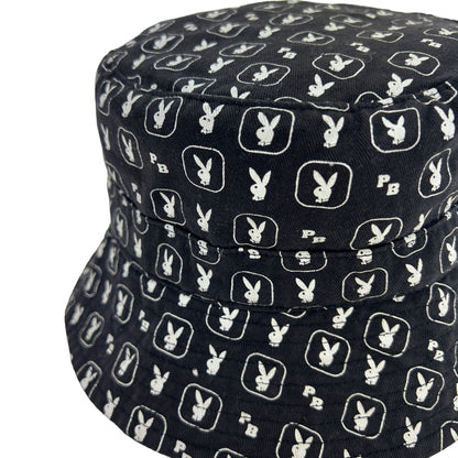 Vintage Playboy Monogram Logo Bucket Hat