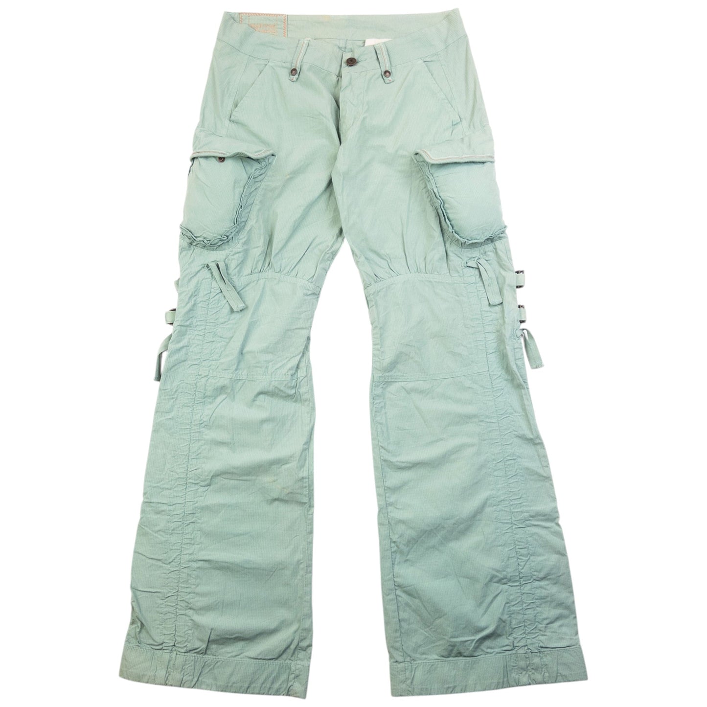 Vintage 2000s Marithe + Francois Girbaud Bondage Trousers Size W31 | W31, Blue