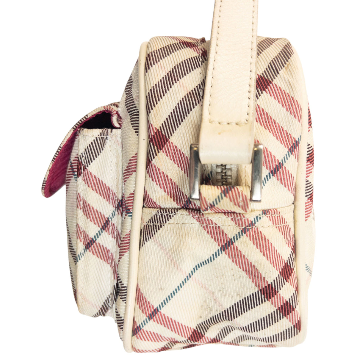 Vintage 2000s Burberry Blue Label Nova Check Crossbody Bag | O/S, Blue