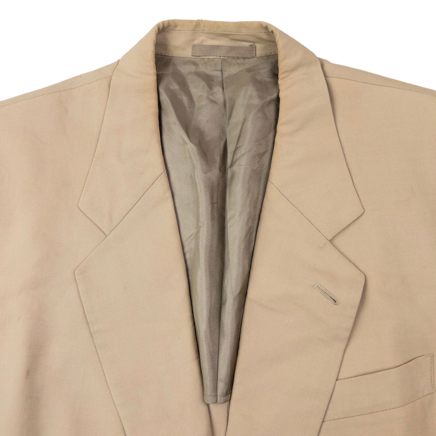 Vintage 90s Yohji Yamamoto D'Urban A.A.R Blazer Jacket Size M | Medium, Beige