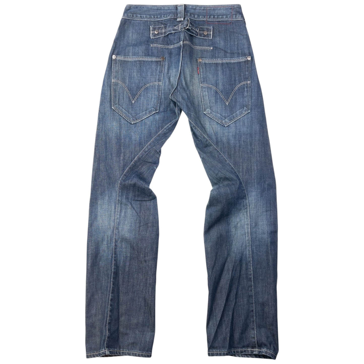 Vintage 2000s Levi's Engineered Garments Denim Jeans Size W27 | W27, Multicoloured