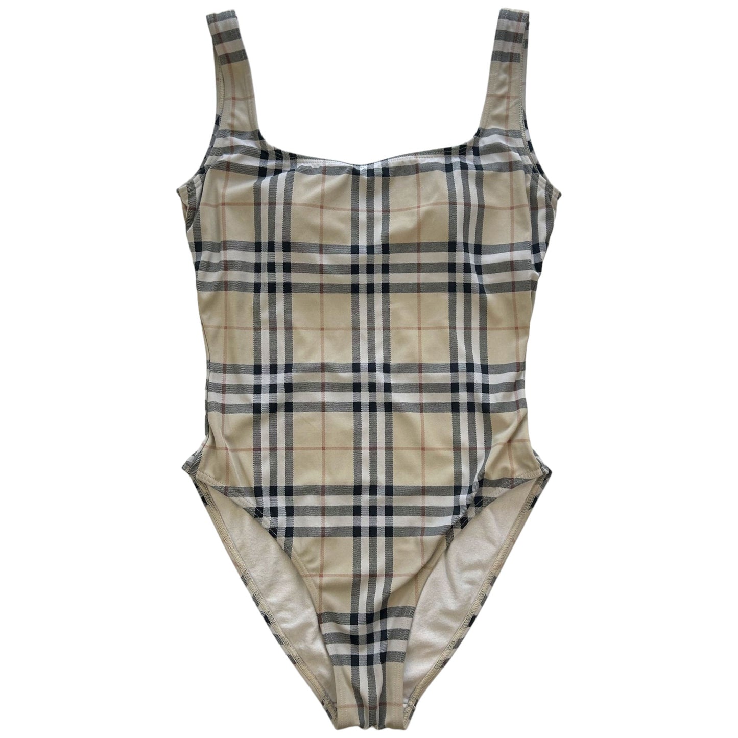 Vintage Burberry Nova Check Swimming Costume Size L