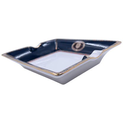 Vintage 90s Burberry Nova Check Fine Bone China Ashtray | O/S, Mixed