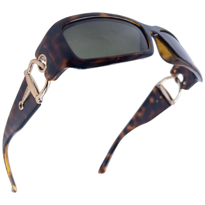 Vintage Gucci Horse Bit Tortoise Shell Sunglasses