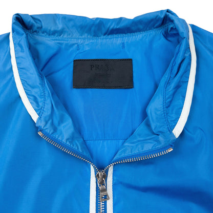 Vintage 2000s Prada Lightweight Zip Up Jacket Size M | Medium, Blue