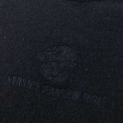 Vintage 2000s Versace Jeans Couture Wool Jumper Womens Size M | Medium, Black