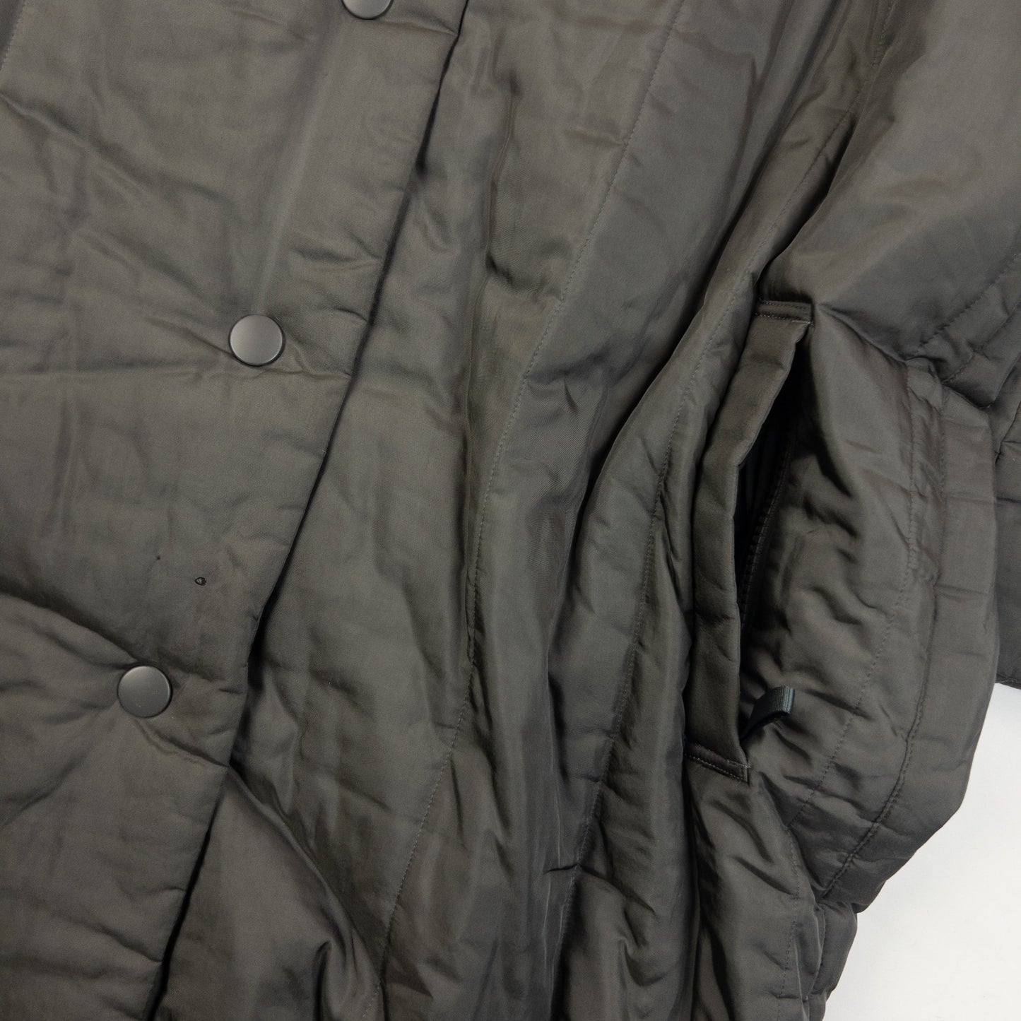 Vintage 90s Issey Miyake Longline Padded Jacket Size L | Large, Grey