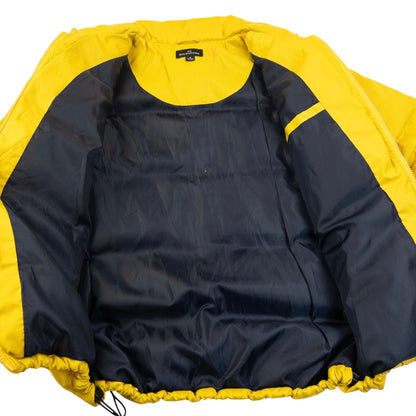 Vintage 90s Balenciaga Zip Up Puffer Jacket Size M | Medium, Yellow