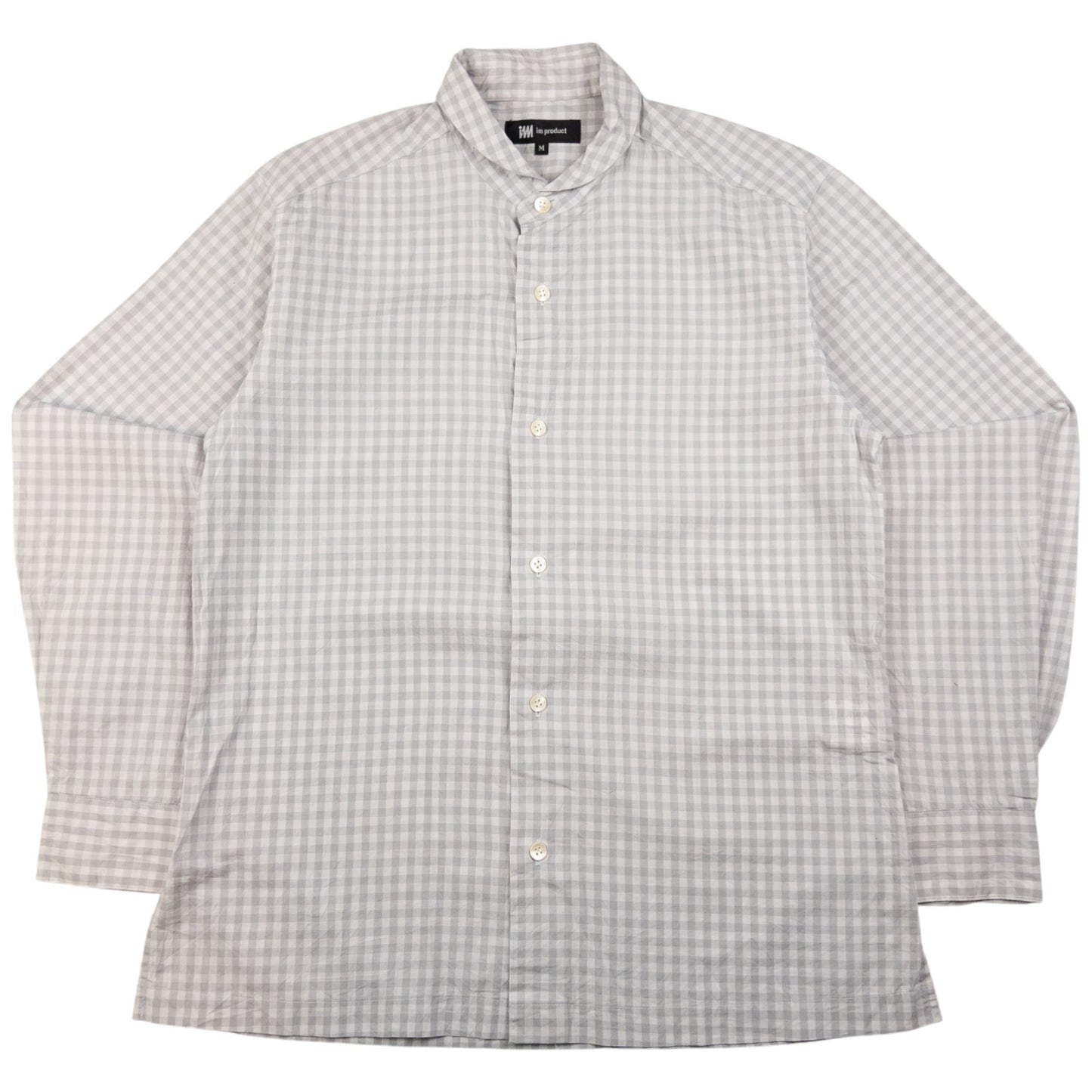 Vintage Issey Miyake Checkered Long Sleeve Button Up Shirt Size M