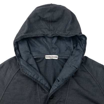 Vintage 2006 Stone Island Q Button Hoodie Size M
