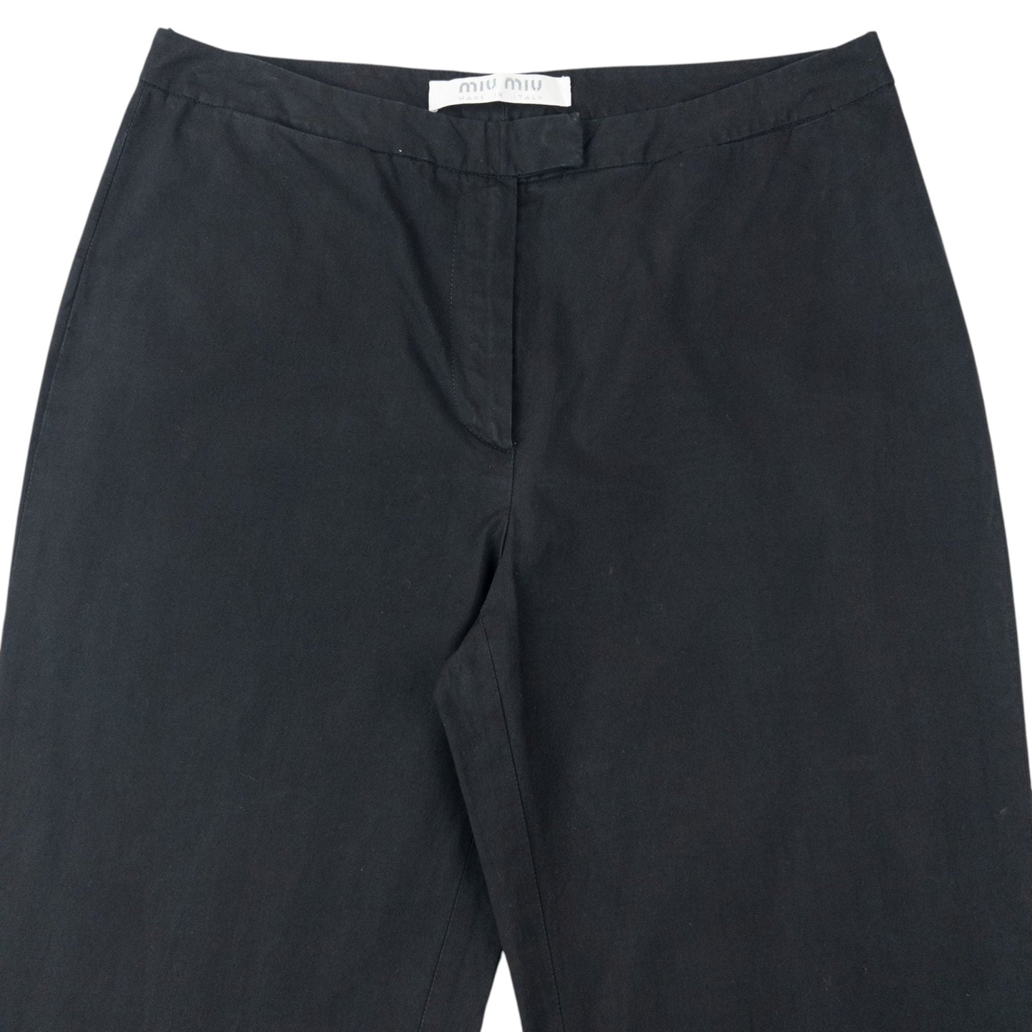 Vintage 2000 Miu Miu Trousers Size W28 | W28, Black