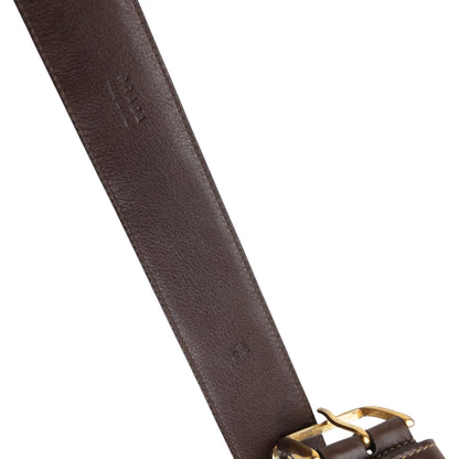 Vintage 90s Prada Studded Leather Belt Size M | O/S, Brown