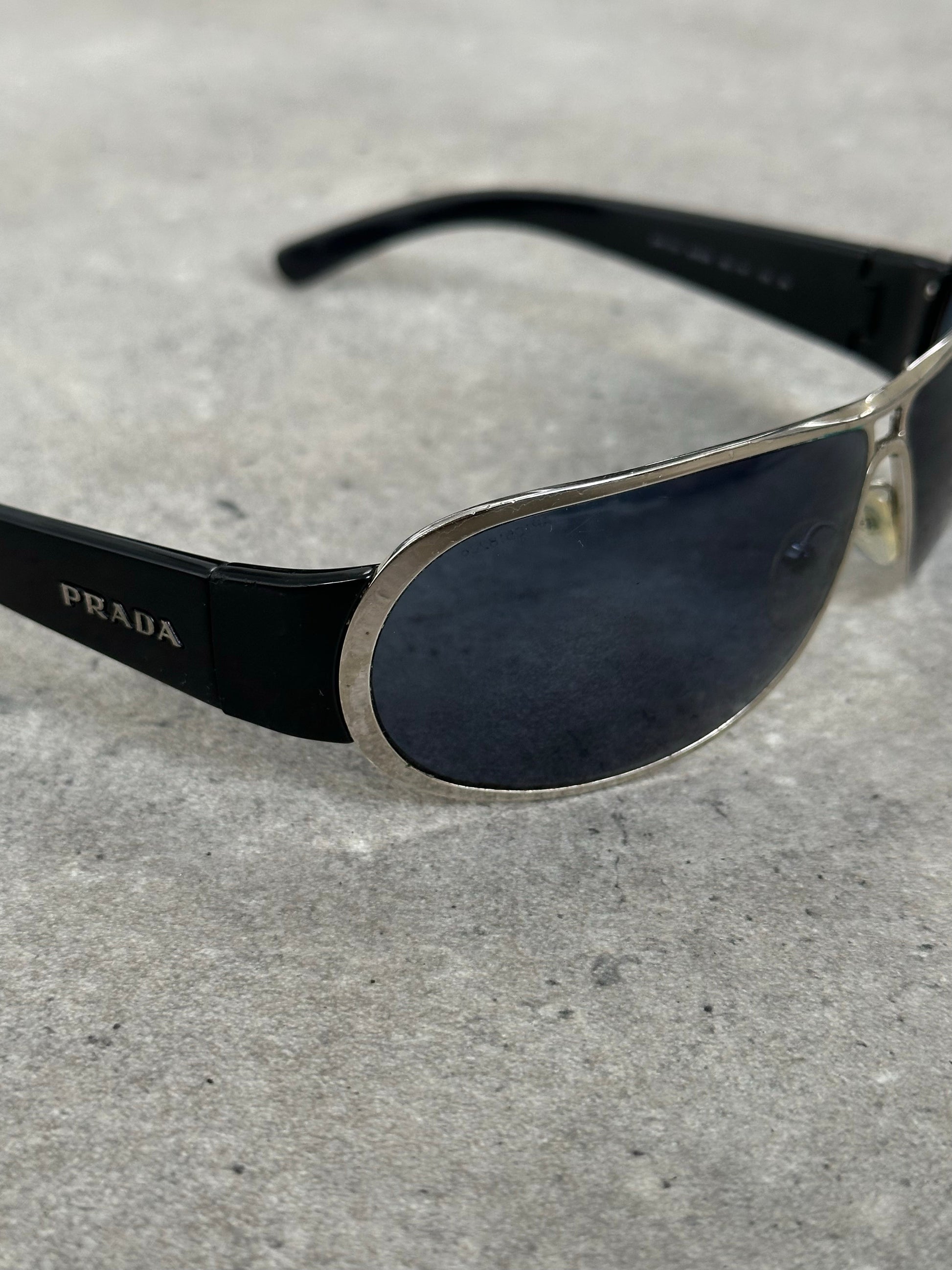 Prada 2000s Aviator Shield Sunglasses