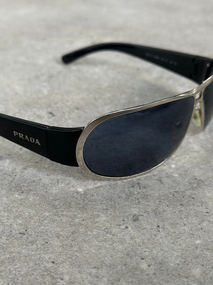 Prada 2000s Aviator Shield Sunglasses