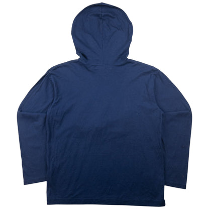 Vintage Issey Miyake Lightweight Ruched Shell Hoodie Womens Size S