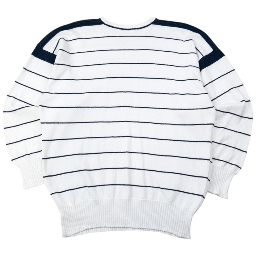 Vintage 90s Burberry Striped Knit Jumper Size M | Medium, Multicoloured