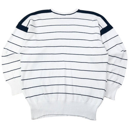 Vintage 90s Burberry Striped Knit Jumper Size M | Medium, Multicoloured