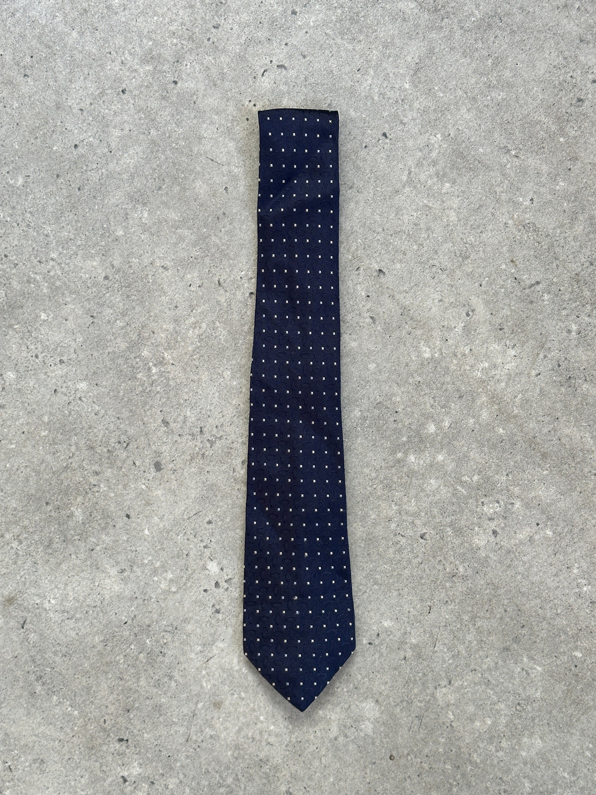 Italian Vintage 1990s Pure Silk Print Tie