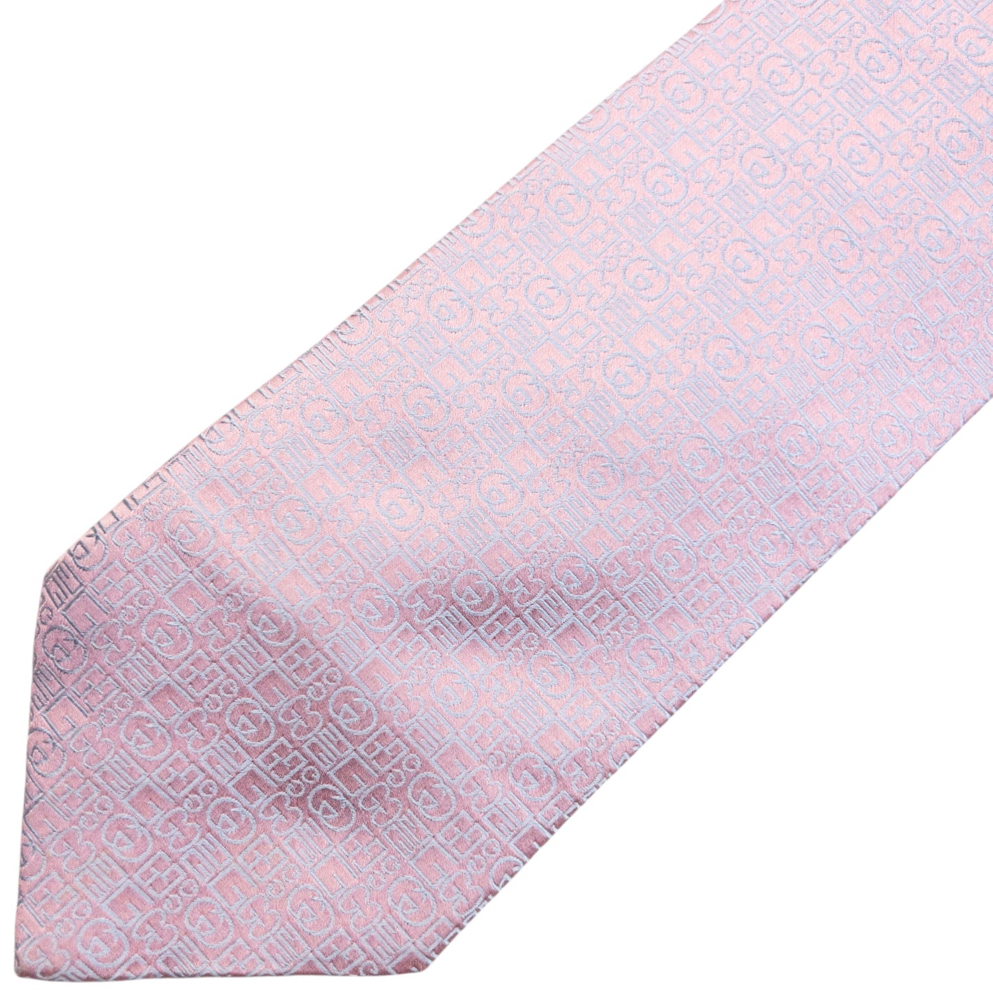 Vintage 2000s Gucci Monogram Silk Tie | O/S, Grey