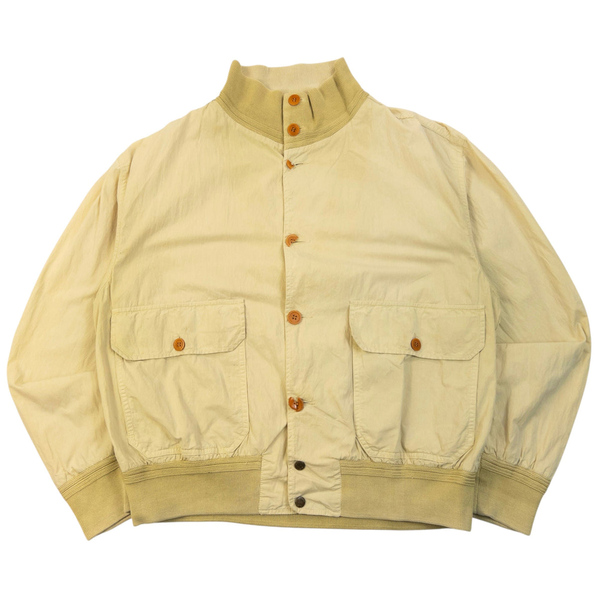 Vintage 1994 CP Company Flight Button Up Jacket Size S | Small, Cream