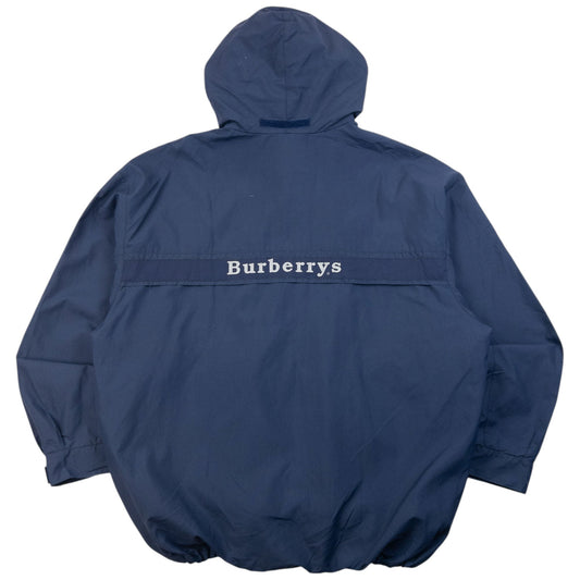 Vintage 90s Burberry Zip Up Jacket Size XL | XL, Navy