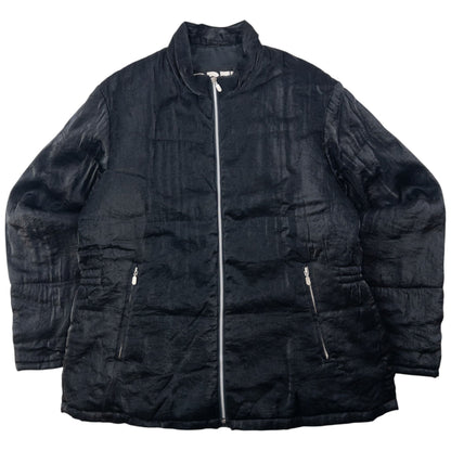 Vintage 2000s PPFM Zip Up Quilted Jacket Size XL | XL, Black