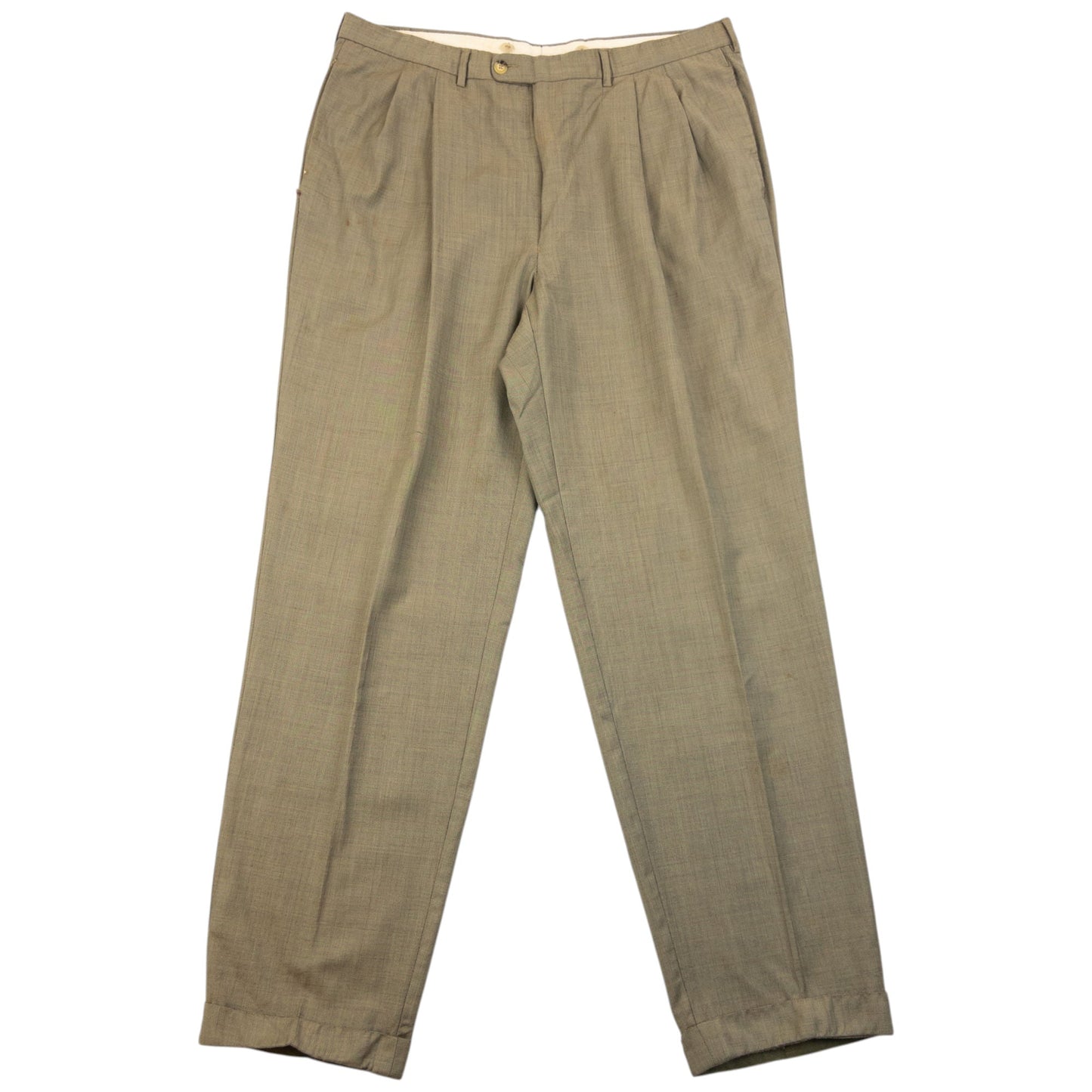 Vintage 90s Gucci Jacket & Trousers Suit Set Size XL | XL, Beige