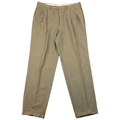 Vintage 90s Gucci Jacket & Trousers Suit Set Size XL | XL, Beige