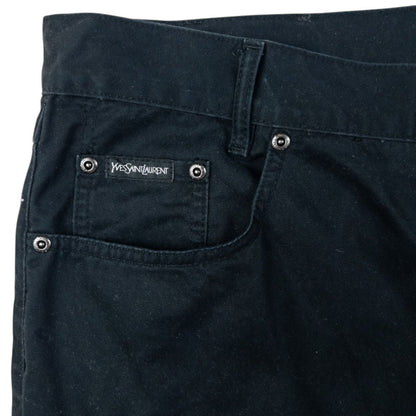 Vintage YSL Yves Saint Laurent Embroidered Chino Trousers Size W40