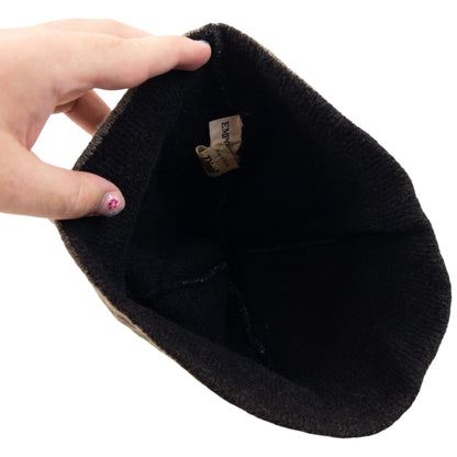 Vintage 2000s Emporio Armani Embroidered Wool Beanie Hat | O/S, Multicoloured
