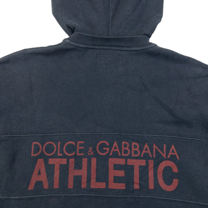 Vintage 2000s Dolce & Gabbana Athletic Zip Up Hoodie Size L | Large, Burgundy