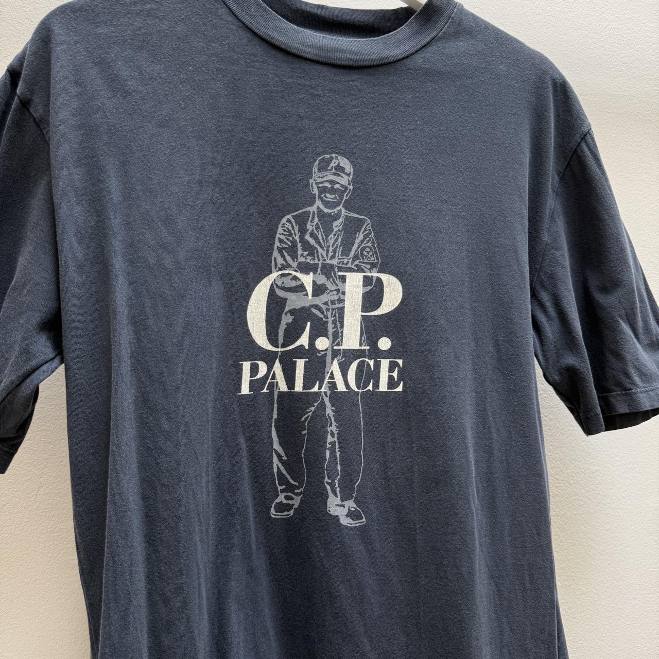 CP Company x Palace Logo T-shirt (S) | Small, Blue