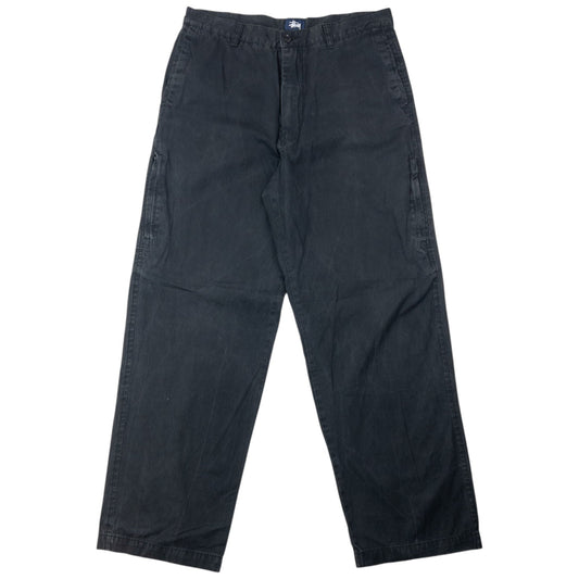 Vintage 2000s Stussy Trousers Size W34 | W34, Black