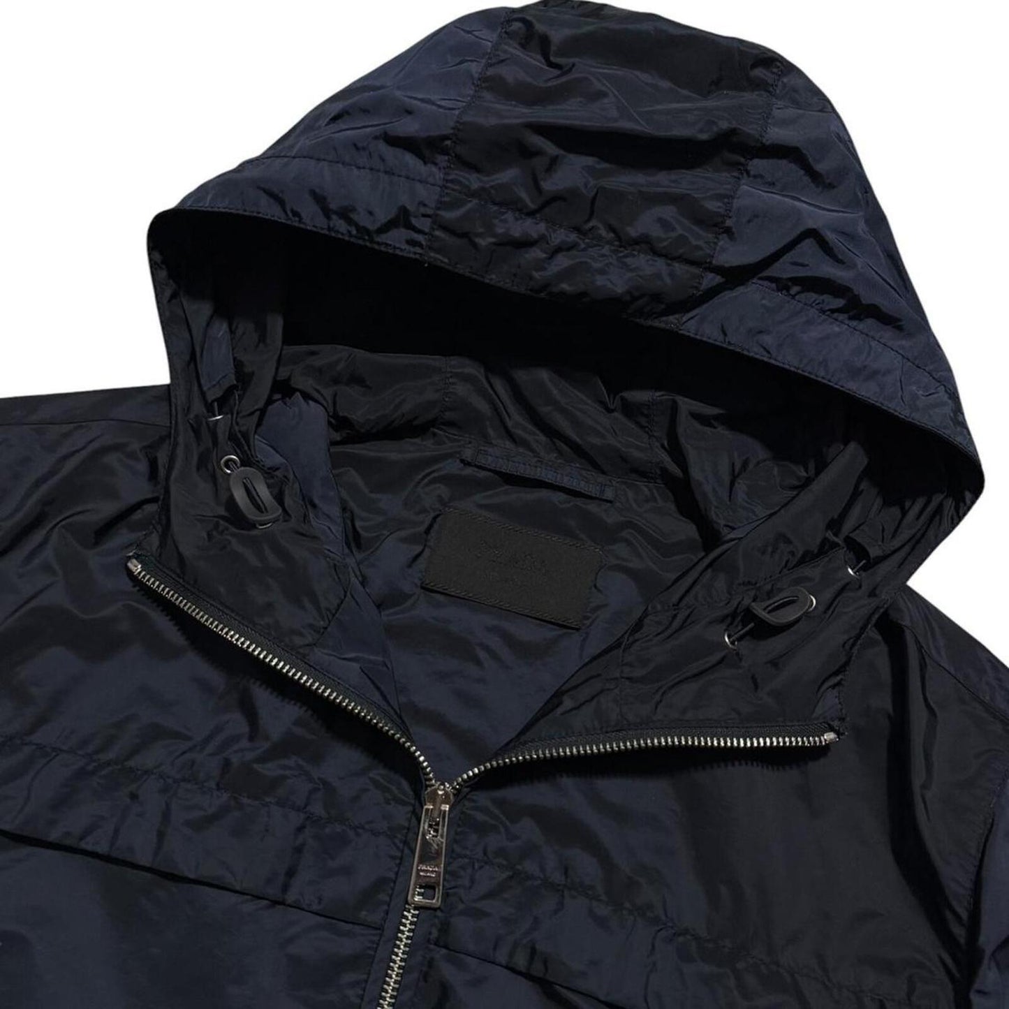 Prada Nylon Windbreaker Jacket | Small, Black